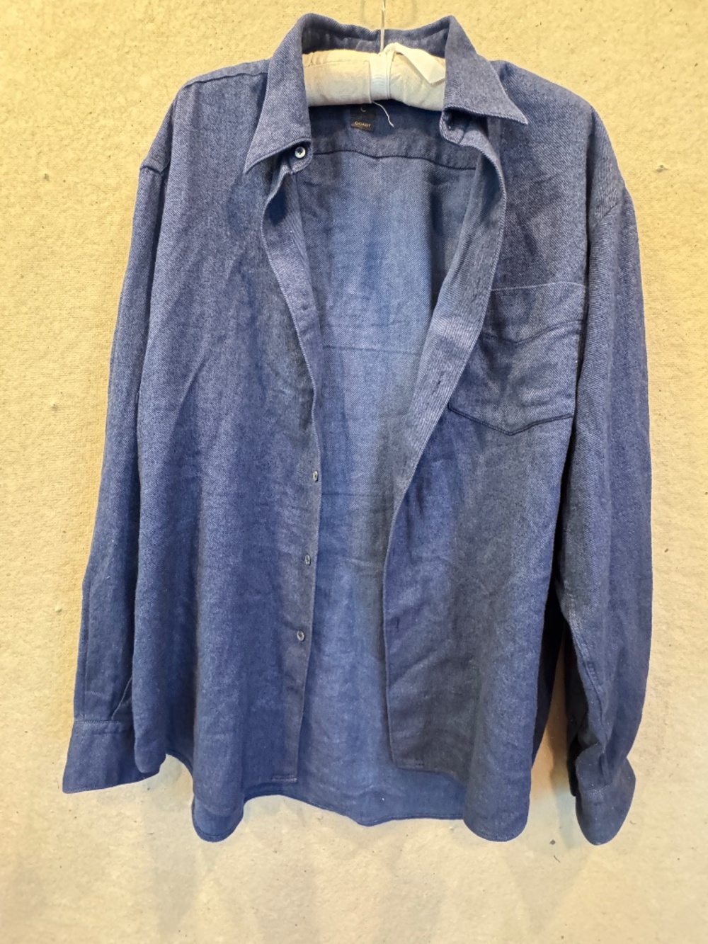 Men's soft 100% cotton blue shirt by Coast